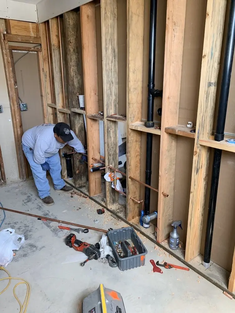 Commercial rough-in plumbing for Water Heater Replacement in Evans Town